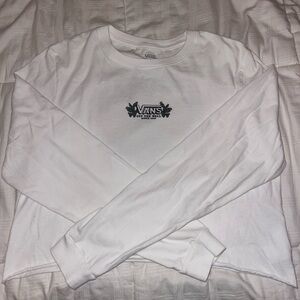 Vans White Long Sleeve Shirt